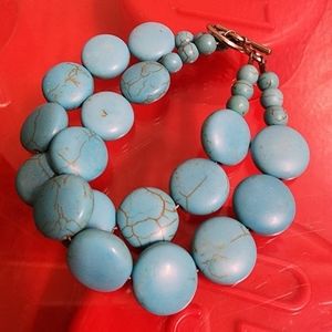 Turquoise Crystal Bracelet
